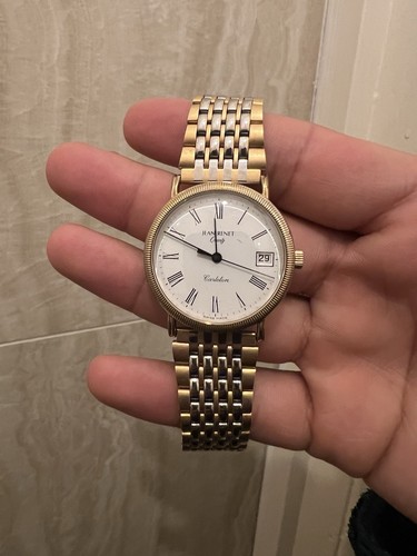 Vintage gold jean renet watch - gold,