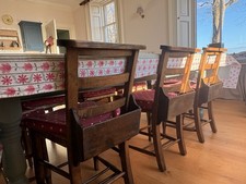 Church chapel chairs set - church,