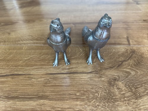 Vintage silver tone pheasant - vintage,