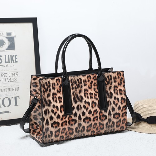 Patent faux leather animal - leather,