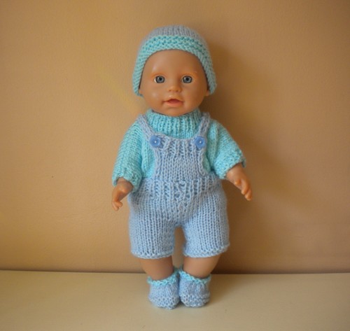 Hand knitted doll clothes - hand, doll's