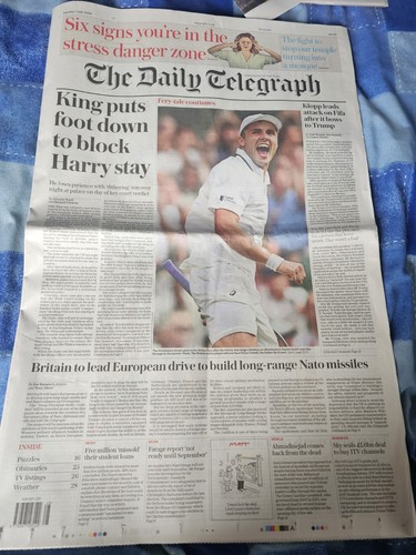 The daily telegraph newspaper - the,