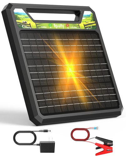 Solar electric fence charger - solar,