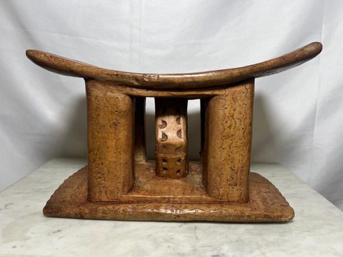 Antique ashanti stool hand - ashanti,
