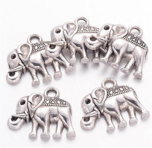 Elephant charms pendants - elephant,