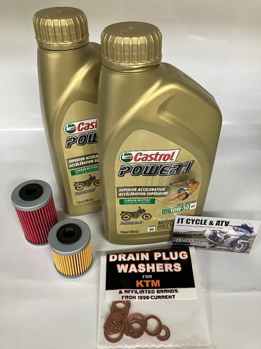 Oil change kit for ktm - change,