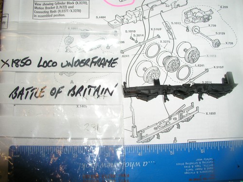 Hornby spares x1850 loco - spares,