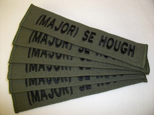 Official webbing name tapes - official, m/