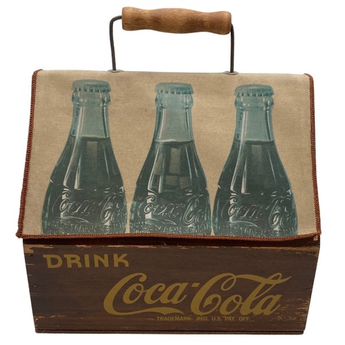 Coca cola wooden storage - wooden, crate