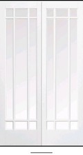 Glazed clear bevelled glass - glazed,