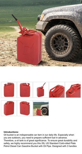 Liter metal fuel - fuel, can