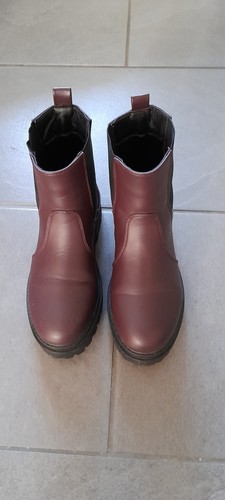 New look burgundy chunky sole - look,