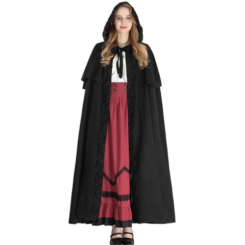 Medieval hooded cloak - medieval,