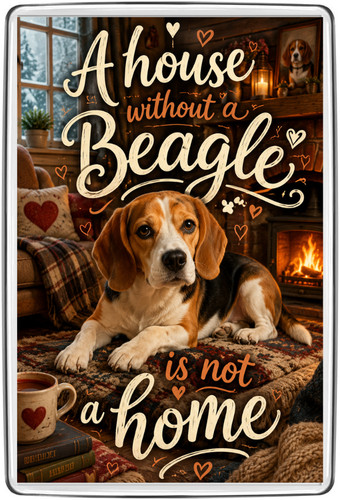Beagle fridge magnet - fridge,