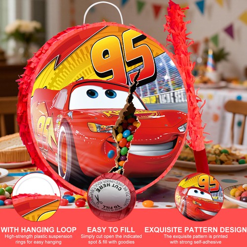 Cars pinata party - cars,