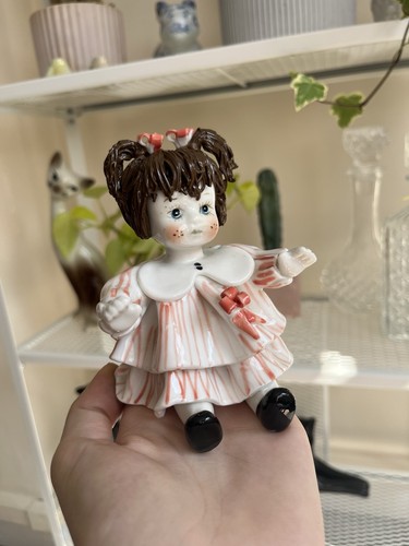 Vintage italian porcelain - porcelain, girl