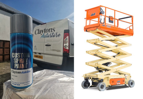 Orange for jlg lift aerosol - lift,