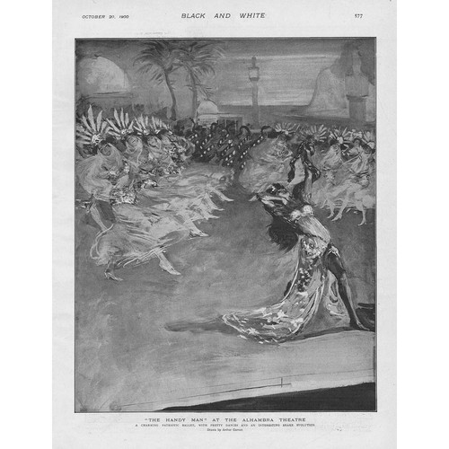 Ballet scene from the handy - ballet,