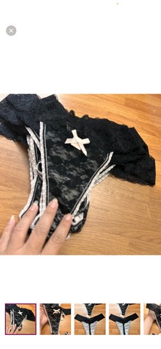 Senza black lace - black, panties