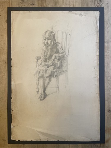 Antique art deco original - art,