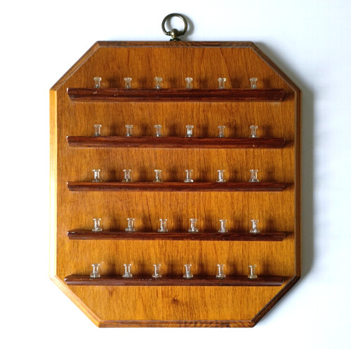 Wooden thimble display hand - display,