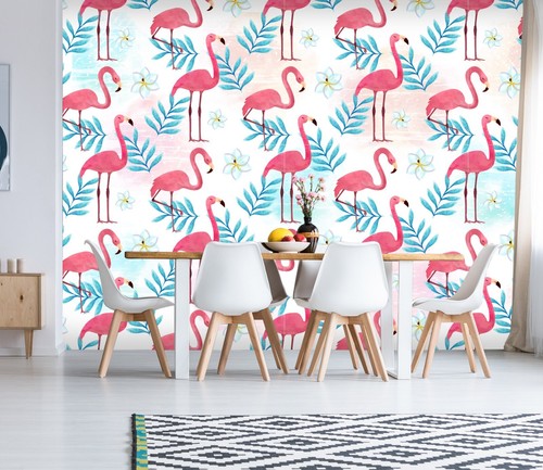 Pink flamingo r13487 - 3d,