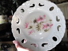 Antique pierced rim ribbon - pierced,
