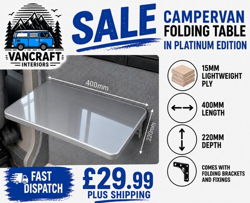 Campervan folding table - campervan,