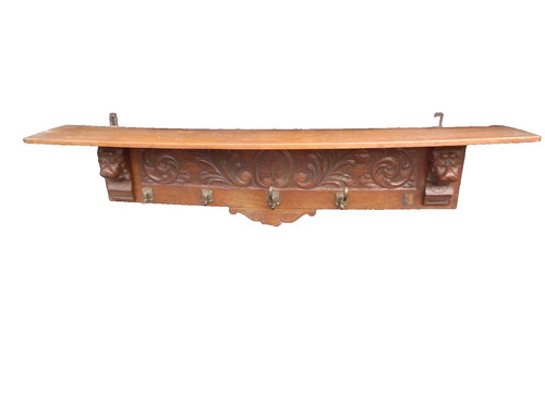 Antique oak coat - antique,