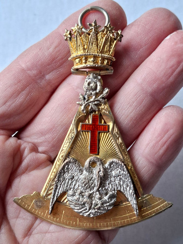 Masonic large vintage rose - masonic,