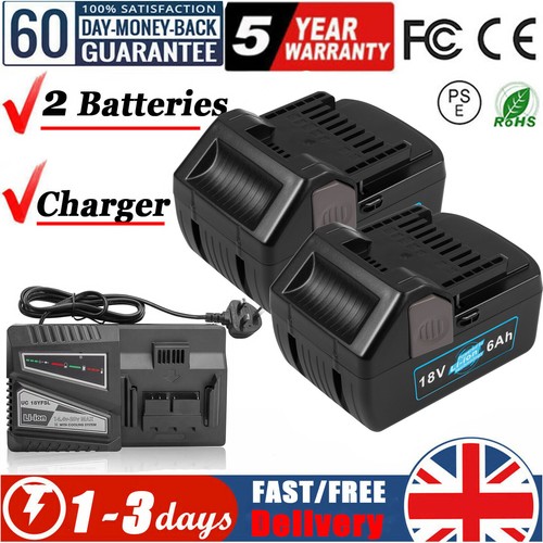 6ah ion battery for hitachi - 6ah,