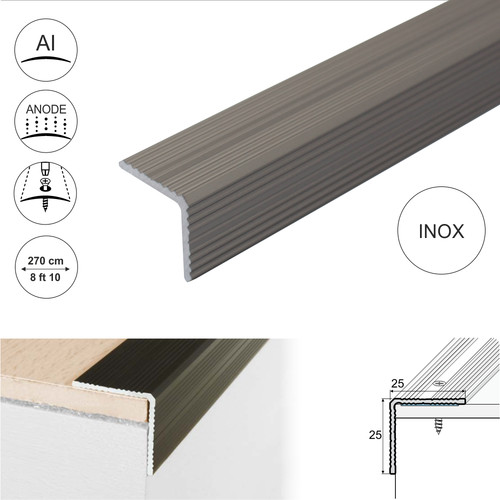 Anodised aluminium anti - 2.7m,