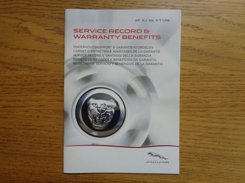 Jaguar service history book - service,
