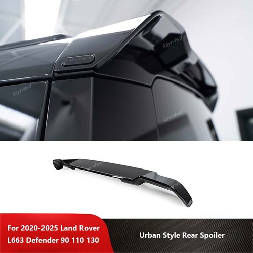 Glossy black rear spoiler - spoiler, tail