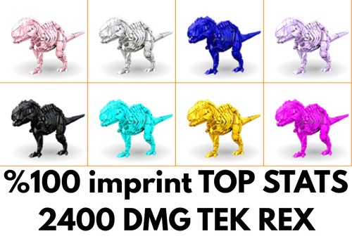 Tek rex 2400 damage 100 - 2400, %100