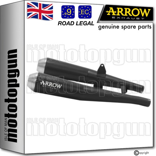 Double exhaust black - double,