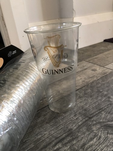 X45 guinness plastic - plastic, cups
