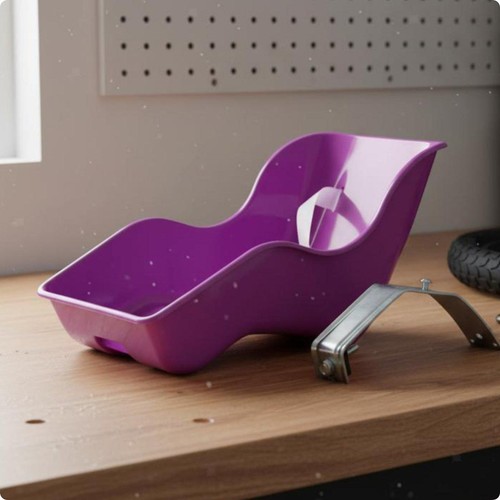 Resin children doll seat - resin,