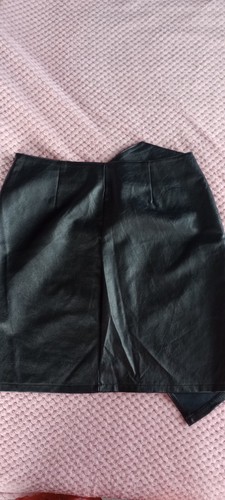 Lovie black pleather - pleather, faux
