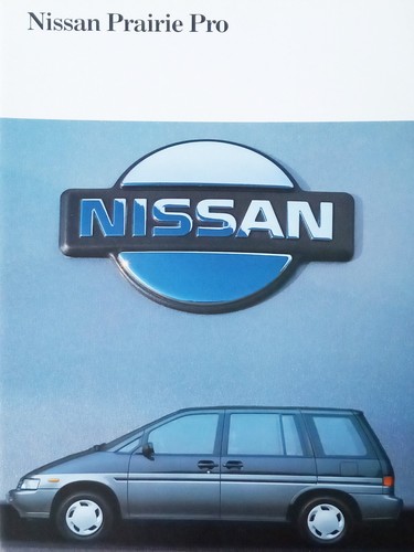 Nissan prairie pro - nissan,