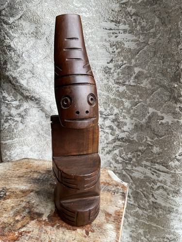 Hand carved iron wood - iron, tiki