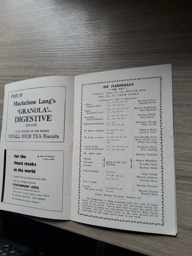 Opera theatre programme - theatre,