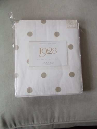 Bhs single duvet set white - bhs,