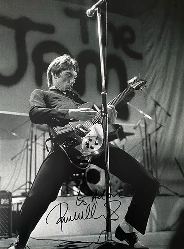 Paul weller signed 16x12 - paul,