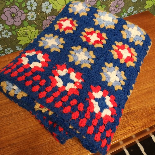 Vintage retro blue - retro, granny