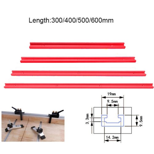 100 600mm aluminium - aluminium, t-track