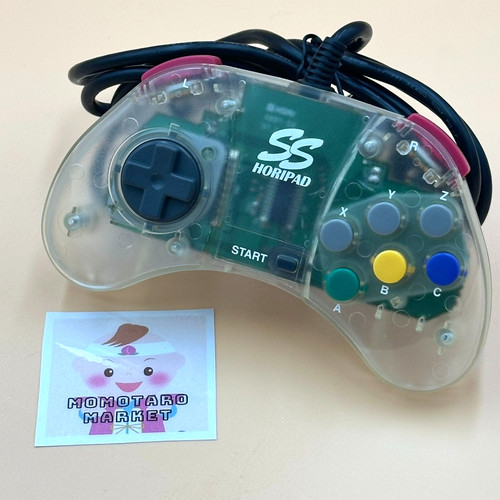 Sega saturn hori pad - sega, clear