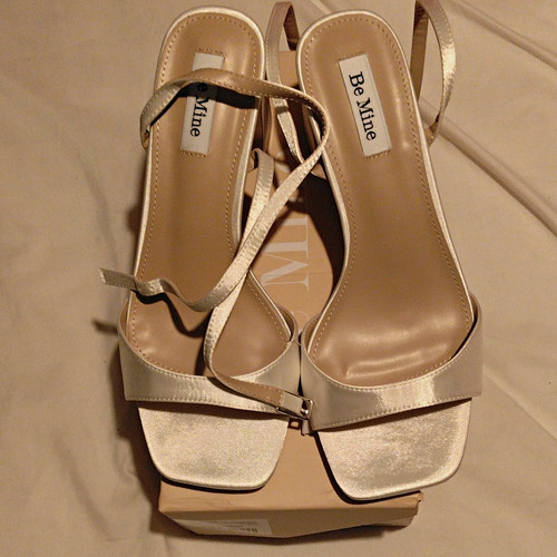 Mine cora ivory satin - ivory,