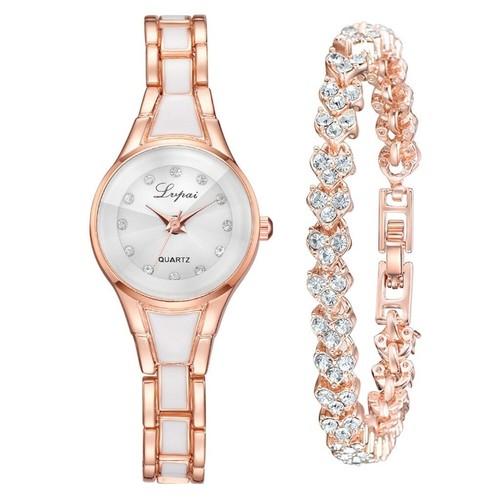 Rose gold chronograph designer - rose,