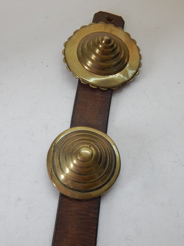 Horse brass leather strap - horse,